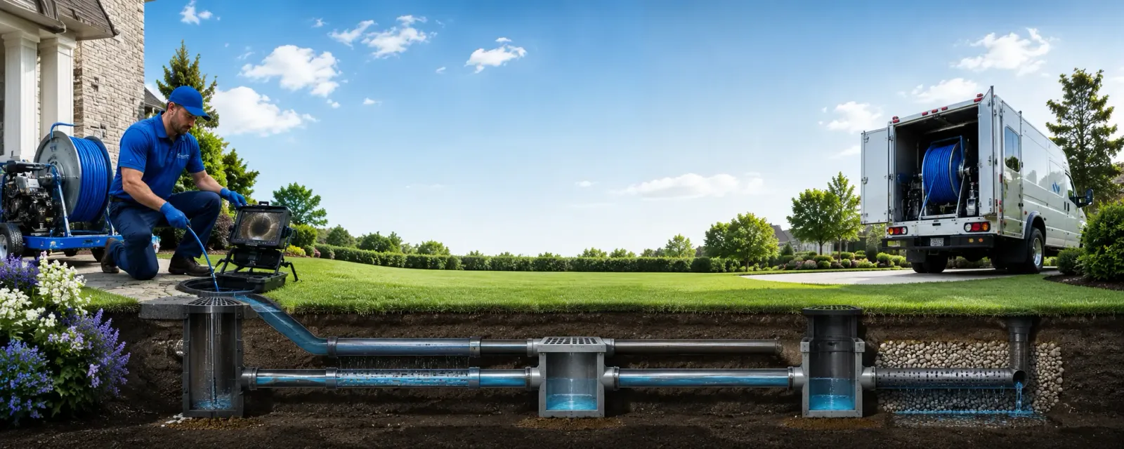 Outdoor drain cleaning information for Aurora, SD